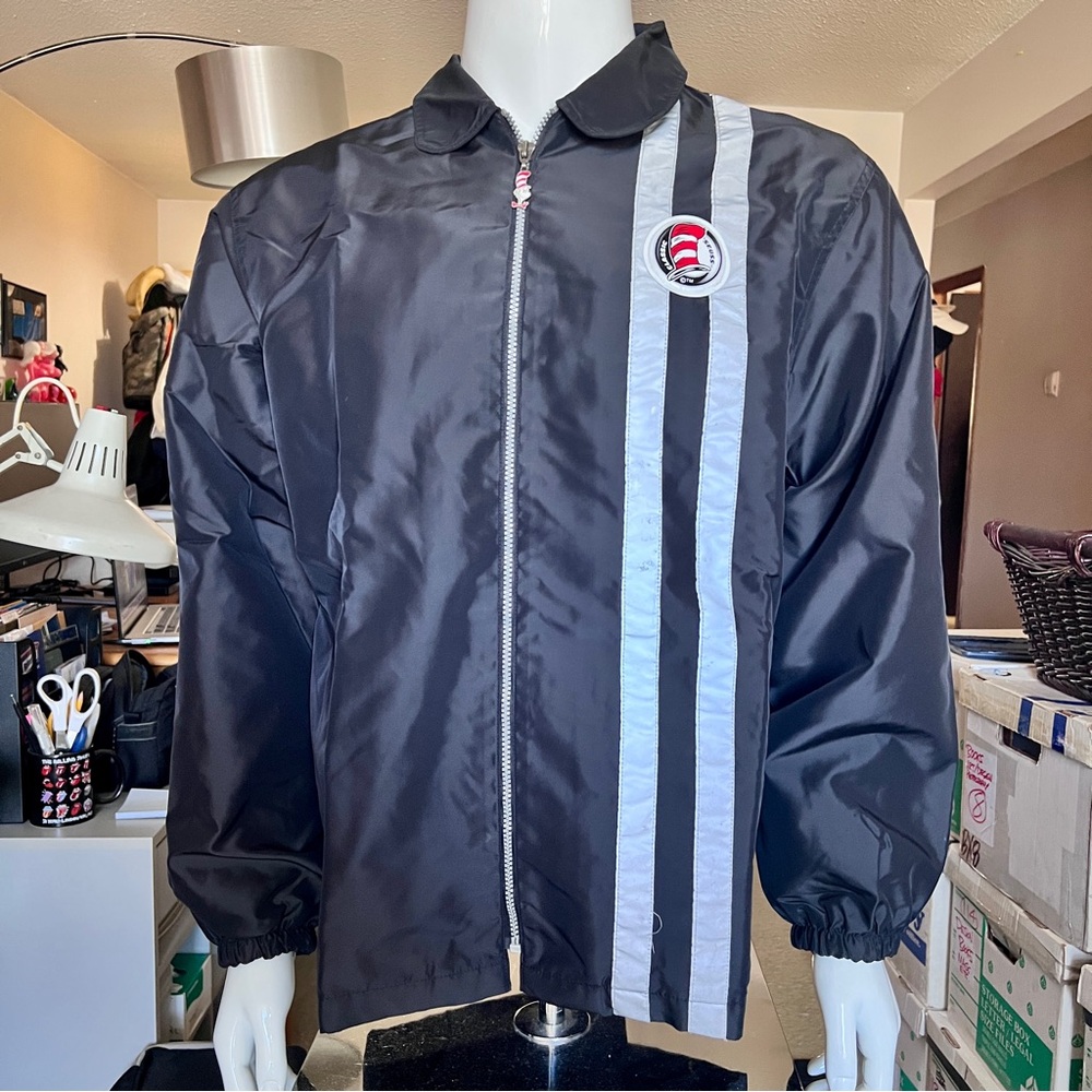 Dr. Seuss Black and Gray Windbreaker Men’s XL